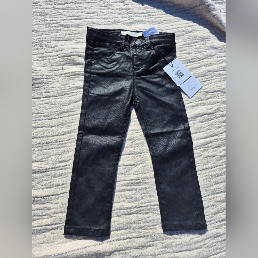 Name It Coated Jeans Leather Look 1.5-2 Years Girls